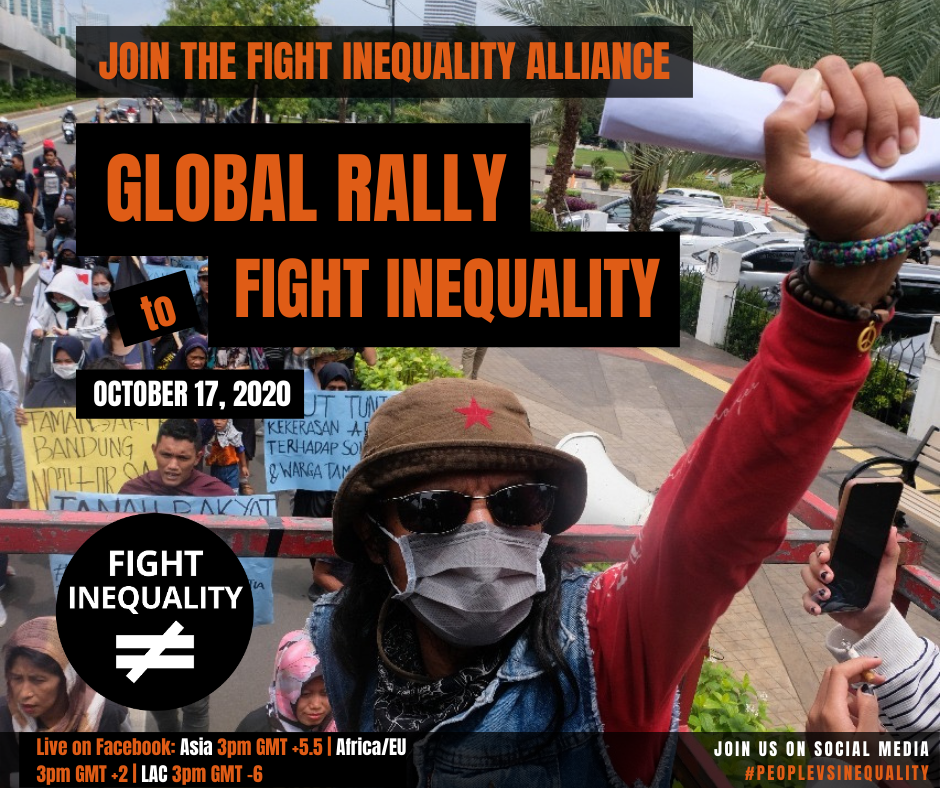 Fight Inequality Alliance to Global Leaders and IMF, World Bank: Radical Action Needed to Supercharge the Fight Against Inequality 