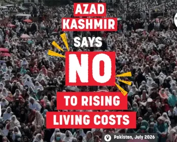 Fight Inequality Alliance Pakistan stands with the people of Azad Kashmir over the soaring cost of living 