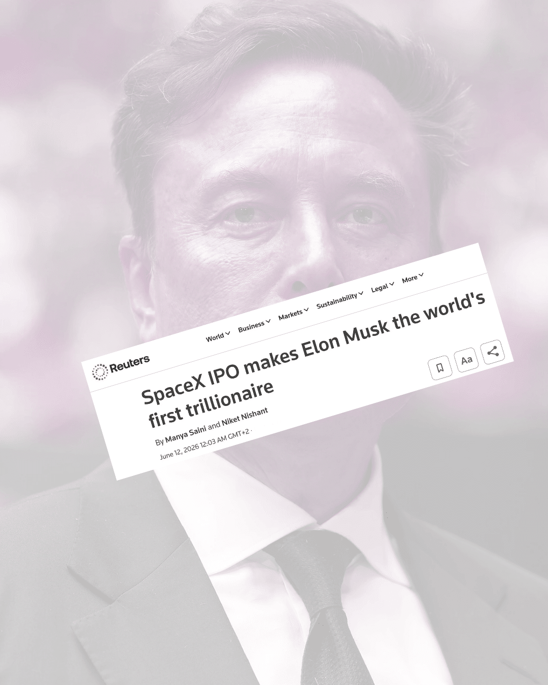SpaceX IPO makes Elon Musk the world's first trillionaire